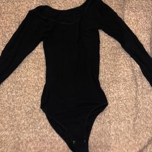 Never Worn Solid Black Leotard